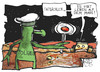 Cartoon: Leben auf dem Mars (small) by Kostas Koufogiorgos tagged mars,curiosity,polizei,alien,ausserirdischer,marsmensch,expedition,nasa,karikatur,kostas,koufogiorgos