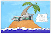 Cartoon: Lewis Hamilton (small) by Kostas Koufogiorgos tagged karikatur,koufogiorgos,illustration,cartoon,steuergerechtigkeit,paradise,papers,lewis,hamilton,sport,rennsport,mercedes,formel,parken,rennwagen,steuern,betrug,insel,paradies,geld,reichtum