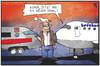 Cartoon: Lokführer- und Pilotenstreik (small) by Kostas Koufogiorgos tagged karikatur,koufogiorgos,illustration,cartoon,bahn,db,lufthansa,lokführer,gdl,piloten,streik,arbeitskampf,michel,passagier,verkehr,politik,flugzeug,kunde