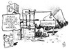 Cartoon: Luxusimmobilien (small) by Kostas Koufogiorgos tagged immobilien,griechenland,spanien,stuttgart,21,verkauf,ausstieg,geld,investition,karikatur,kostas,koufogiorgos
