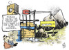 Cartoon: Luxusimmobilien (small) by Kostas Koufogiorgos tagged immobilien,griechenland,spanien,stuttgart,21,verkauf,ausstieg,geld,investition,karikatur,kostas,koufogiorgos