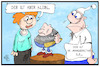Cartoon: Maaßen (small) by Kostas Koufogiorgos tagged karikatur,koufogiorgos,illustration,cartoon,verfassungsschutz,afd,beobachtung,partei,rechtsextremismus,maassen