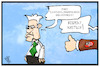 Cartoon: Männerhorden-Spruch (small) by Kostas Koufogiorgos tagged karikatur,koufogiorgos,illustration,cartoon,kretschmann,gruene,männerhorden,afd,populismus,politik