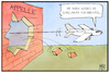 Cartoon: Mallorca-Flieger (small) by Kostas Koufogiorgos tagged karikatur,koufogiorgos,illustration,cartoon,mallorca,urlauber,reisende,flugzeug,appell,schallmauer,corona,pandemie