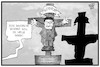 Cartoon: Markus Söder (small) by Kostas Koufogiorgos tagged karikatur,koufogiorgos,illustration,cartoon,soeder,bayern,kreuz,kreuzigung,erlass,umfrage,mp,ministerpräsident,politik,amt