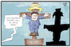 Cartoon: Markus Söder (small) by Kostas Koufogiorgos tagged karikatur,koufogiorgos,illustration,cartoon,soeder,bayern,kreuz,kreuzigung,erlass,umfrage,mp,ministerpräsident,politik,amt
