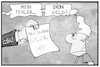 Cartoon: Maut-Rechnung (small) by Kostas Koufogiorgos tagged karikatur,koufogiorgos,illustration,cartoon,maut,rechnung,kosten,michel,fehler