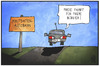Cartoon: Mautdaten (small) by Kostas Koufogiorgos tagged karikatur,koufogiorgos,illustration,cartoon,maut,daten,bka,polizei,datenschutz,autobahn,politik