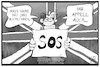 Cartoon: Mays S.O.S. (small) by Kostas Koufogiorgos tagged karikatur,koufogiorgos,illustration,cartoon,theresa,may,sos,brexit,eu,europa