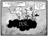 Cartoon: Mein Freund USA (small) by Kostas Koufogiorgos tagged karikatur,koufogiorgos,illustration,cartoon,ulbricht,honecker,ddr,stasi,spionage,usa,freund,wolke,himmel,mitarbeiter,politik