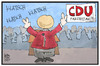 Cartoon: Merkel im Wahlkampfmodus (small) by Kostas Koufogiorgos tagged karikatur,koufogiorgos,illustration,cartoon,cdu,parteitag,rede,beifall,wahlkampf,leerlauf,schalter,merkel,bundeskanzlerin,politik,partei
