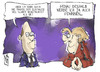 Cartoon: Merkel und Steinbrück (small) by Kostas Koufogiorgos tagged merkel,steinbrück,wahlkampf,bundeskanzler,bundestagswahl,karikatur,koufogiorgos