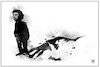 Cartoon: Mikis Theodorakis (small) by Kostas Koufogiorgos tagged karikatur,koufogiorgos,illustration,cartoon,theodorakis,griechenland,musik,musiker,komponist,legende