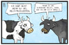 Cartoon: Milchproduktion (small) by Kostas Koufogiorgos tagged karikatur,koufogiorgos,illustration,cartoon,milchgipfel,kuh,milch,rind,milchproduktion,scheidung,bulle,stier,tier,vieh,milchvieh,agrar,wirtschaft