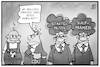 Cartoon: Mindestlohn (small) by Kostas Koufogiorgos tagged karikatur,koufogiorgos,illustration,cartoon,cdu,csu,union,mindestlohn,schneiden,friseur,geld,wirtschaft,beruf,boni,staatshilfen