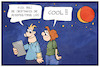 Cartoon: Mondfinsternis (small) by Kostas Koufogiorgos tagged mond,mondfinsternis,universum,himmel,astronomie