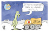 Cartoon: Mondlandung (small) by Kostas Koufogiorgos tagged karikatur,koufogiorgos,japan,mond,raumfahrt,alien,mondmann,volkswagen