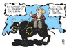 Cartoon: Mrs. Europa (small) by Kostas Koufogiorgos tagged europa,deutschland,rolle,europe,role,leading,germany,krise,euro,führungsrolle,leadership,crisis,zeit,führungsanspruchschulden,stier,merkel,eu,europaeische,union,waehrung,wirtschaft,politik,karikatur,kostas,koufogiorgos