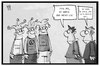 Cartoon: Närrische Zeit (small) by Kostas Koufogiorgos tagged karikatur,koufogiorgos,illustration,cartoon,narren,karneval,närrisch,vw,dfb,groko,skandal,korruption,kasper,politik