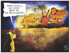 Cartoon: Nahost-Konflikt (small) by Kostas Koufogiorgos tagged karikatur,koufogiorgos,cartoon,illustration,nahost,konflikt,krieg,hamas,gaza,israel,explosion,feuer,abschlussfeier,wm,sport