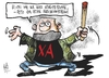 Cartoon: Neonazis in Greece (small) by Kostas Koufogiorgos tagged neonazis,greece,violence,racism,attacks,immigrants