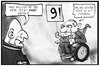 Cartoon: Nine! (small) by Kostas Koufogiorgos tagged karikatur,koufogiorgos,illustration,cartoon,varoufakis,schaeuble,nine,nein,konflikt,griechenland,deutschland,finanzminister,politik