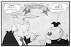 Cartoon: Nordkorea-USA (small) by Kostas Koufogiorgos tagged karikatur koufogiorgos illustration cartoon trump kim jong un konflikt nordkorea usa frisur streit