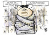 Cartoon: Nordkorea (small) by Kostas Koufogiorgos tagged nordkorea,kim,jong,un,konflikt,krieg,anstalt,botschaft,karikatur,kostas,koufogiorgos