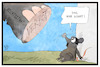 Cartoon: NPD-Verbot (small) by Kostas Koufogiorgos tagged karikatur,koufogiorgos,illustration,cartoon,npd,bvg,bundesverfassungsgericht,maus,elefant,rechtsstaat