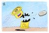Cartoon: Ölpreisdeckel (small) by Kostas Koufogiorgos tagged karikatur,koufogiorgos,öl,öldeckel,russland,g7,fass,energie