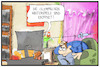 Cartoon: Olympische Winterspiele (small) by Kostas Koufogiorgos tagged karikatur,koufogiorgos,illustration,cartoon,olympia,winterspiele,doping,spritze,fernsehen,sport,zuschauer,südkorea,wintersport