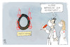 Cartoon: Omikron-Advent (small) by Kostas Koufogiorgos tagged karikatur,koufogiorgos,illustration,cartoon,omikron,advent,adventskranz,pandemie,corona,mutation