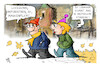 Cartoon: Pandemie-Winter (small) by Kostas Koufogiorgos tagged karikatur,koufogiorgos,illustration,cartoon,winter,stimmung,herbst,corona,pandemie,lockdown,2g,maskenpflicht,impfzentrum,mann,frau