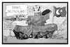 Cartoon: Panzer für die Türkei (small) by Kostas Koufogiorgos tagged karikatur,koufogiorgos,illustration,cartoon,tuerkei,erdogan,panzer,kurden,krieg,konflikt,syrien,rüstung,export,wirtschaft,waffen