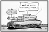 Cartoon: Panzer nach Katar (small) by Kostas Koufogiorgos tagged karikatur,koufogiorgos,illustration,cartoon,katar,panzer,rüstung,rüstungsindustrie,fussball,wm,weltmeisterschaft,fifa,sport,wirtschaft,militär,armee