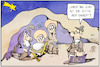 Cartoon: Pflichtsanierung (small) by Kostas Koufogiorgos tagged karikatur,koufogiorgos,illustration,cartoon,sanierung,krippe,weihnachten,maria,josef,christus,jesus,bürokrat,eu,europa,klimaschutz