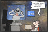 Cartoon: Philae sendet (small) by Kostas Koufogiorgos tagged karikatur,koufogiorgos,illustration,cartoon,philae,rosetta,tschuri,komet,landeroboter,esa,zentrale,raumfahrt,weltall,alien,ausserirdisch,ausserirdischer,foto,senden,daten,funken,wissenschaft,technik