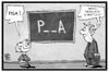 Cartoon: PISA-Studie (small) by Kostas Koufogiorgos tagged karikatur,koufogiorgos,illustration,cartoon,pisa,schüler,lehrer,studie,bildung,schule,wissen,test,ländervergleich