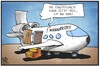 Cartoon: Politik und Wirtschaft (small) by Kostas Koufogiorgos tagged karikatur,koufogiorgos,illustration,cartoon,flugzeug,gangway,politik,wirtschaft,karenzzeit,manager,wechsel,treppe,einstiegshilfe