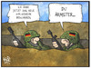 Cartoon: Problemgewehr G36 (small) by Kostas Koufogiorgos tagged karikatur,koufogiorgos,illustration,cartoon,bundeswehr,soldat,soldatengraben,krieg,g36,heckler,koch,rüstungsindustrie,waffe,gewehr,politik,verteidigung