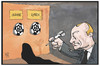 Cartoon: Putins Zielscheiben (small) by Kostas Koufogiorgos tagged karikatur,koufogiorgos,illustration,cartoon,syrien,ukraine,putin,russland,ziel,zielscheibe,krieg,konflikt,treffer,angriff
