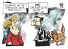 Cartoon: Rajoy in Berlin (small) by Kostas Koufogiorgos tagged berlin,merkel,rajoy,korruption,hund,regierung,konsultation,karikatur,kostas,koufogiorgos