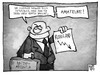 Cartoon: Rating-Agenturen (small) by Kostas Koufogiorgos tagged karikatur,koufogiorgos,cartoon,illustration,russland,rating,agentur,wirtschaft,markt,börse,finanzen,bank,kurs,waffe,konflikt,krieg,ukraine,politik