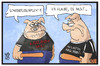 Cartoon: Rechtsextremismus (small) by Kostas Koufogiorgos tagged karikatur,koufogiorgos,illustration,cartoon,schweinefleischpflicht,schwein,rechtsextremismus,terrorismus,fremdenfeindlichkeit