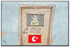 Cartoon: Rechtsstaat Türkei (small) by Kostas Koufogiorgos tagged karikatur,koufogiorgos,illustration,cartoon,rechtsstaat,tuerkei,zelle,haft,demoktatie,eingesperrt,pressefreiheit