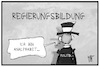 Cartoon: Regierungsbildung (small) by Kostas Koufogiorgos tagged karikatur,koufogiorgos,illustration,cartoon,deutschland,politik,bildung,analphabet,demokratie