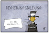 Cartoon: Regierungsbildung (small) by Kostas Koufogiorgos tagged karikatur,koufogiorgos,illustration,cartoon,deutschland,politik,bildung,analphabet,demokratie