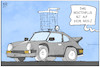 Cartoon: Rentenplus (small) by Kostas Koufogiorgos tagged karikatur,koufogiorgos,illustration,cartoon,rentenplus,altersarmut,porsche,flaschensammler,rentenerhöhung