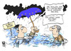 Cartoon: Rettungsschirm (small) by Kostas Koufogiorgos tagged euro,rettungsschirm,esm,flut,wasser,arche,schulden,krise,europa,karikatur,kostas,koufogiorgos