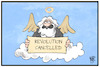 Cartoon: Revolution cancelled (small) by Kostas Koufogiorgos tagged karikatur,koufogiorgos,illustration,cartoon,marx,revolution,sozialismus,wolke,aufstehen,sammlungsbewegung